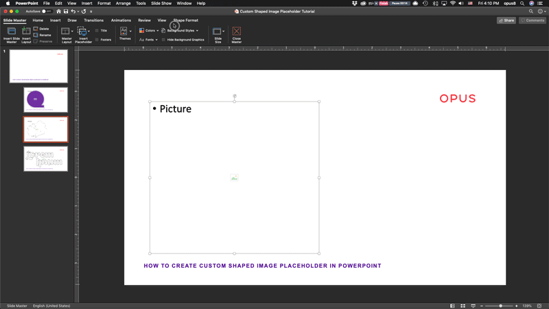 create custom picture frames in powerpoint for mac